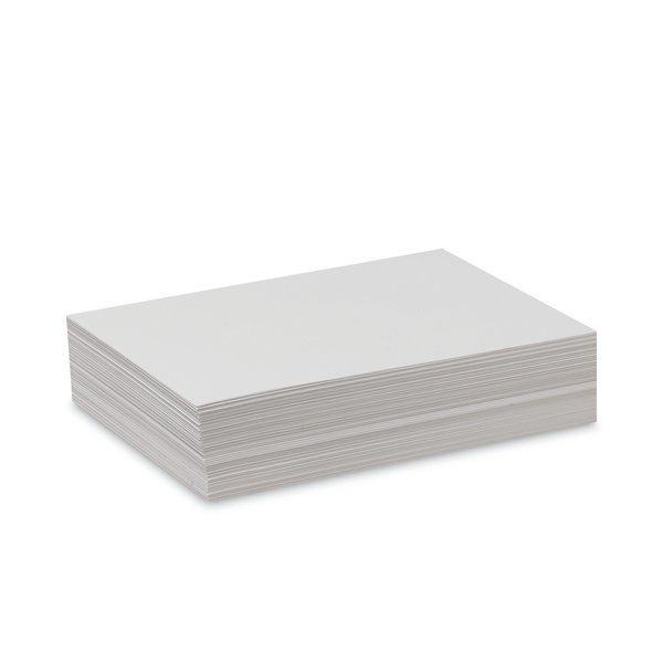 Pacon White Drawing Paper, 47lb, 12 x 18, Pure White, PK500 4742